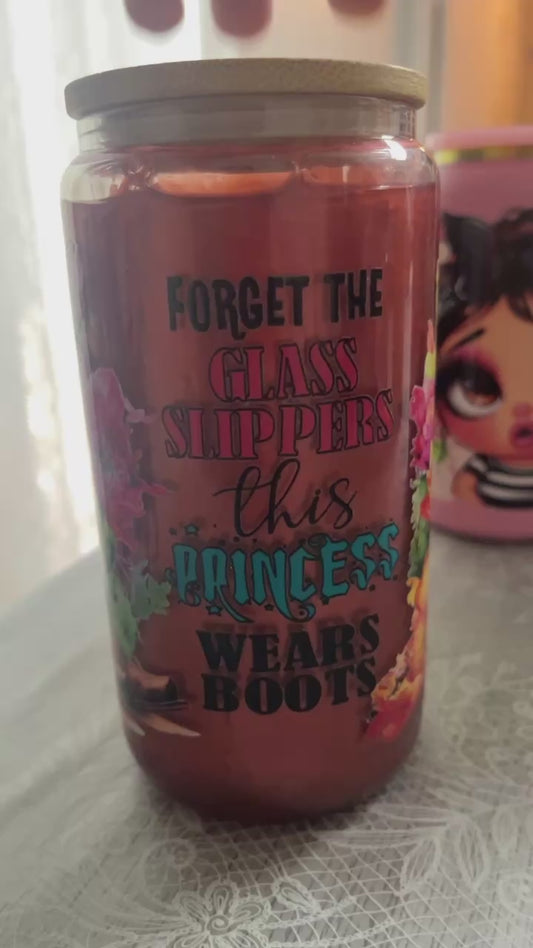 Princess wears boots