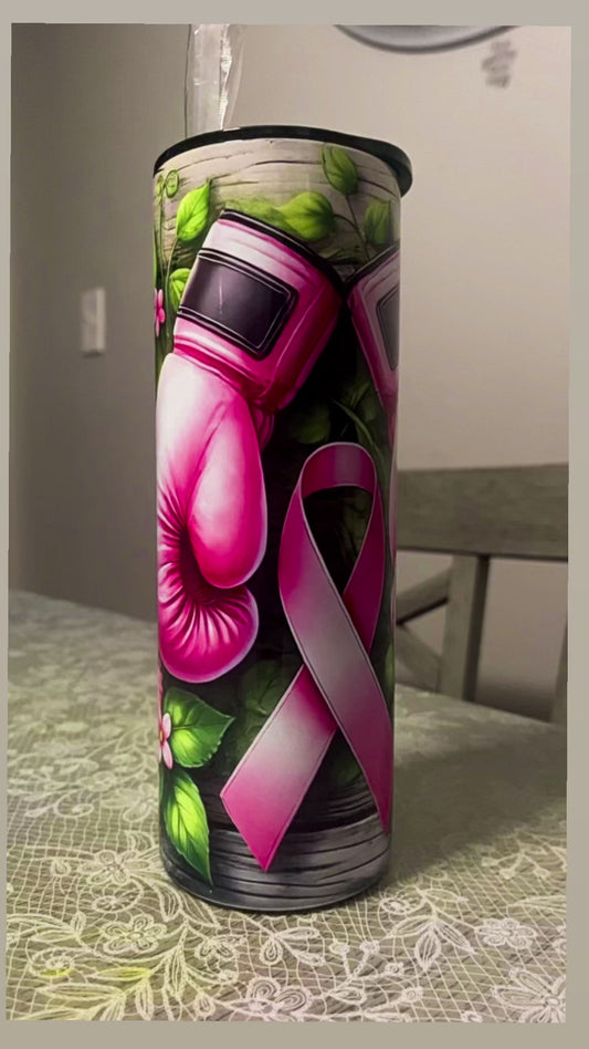 Pink gloves cancer
